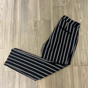 Stripped dress pants size US 8